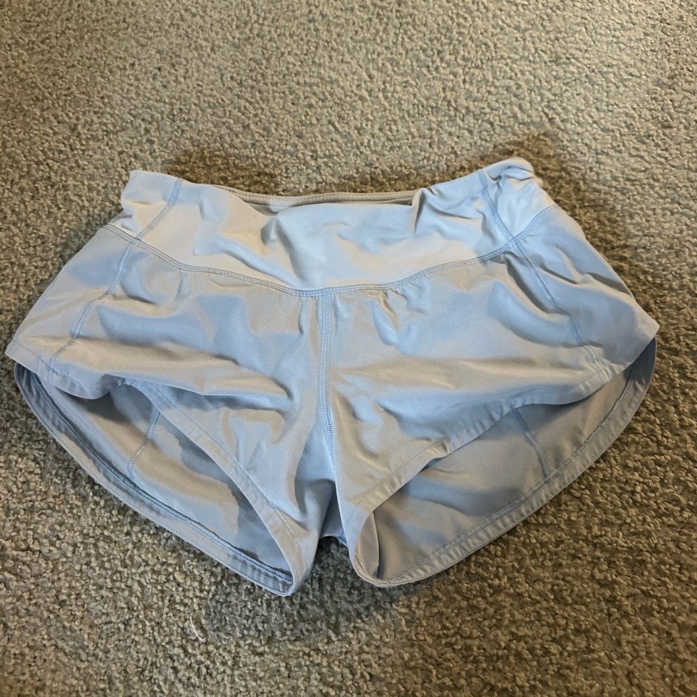 Lululemon light BLUE shorts